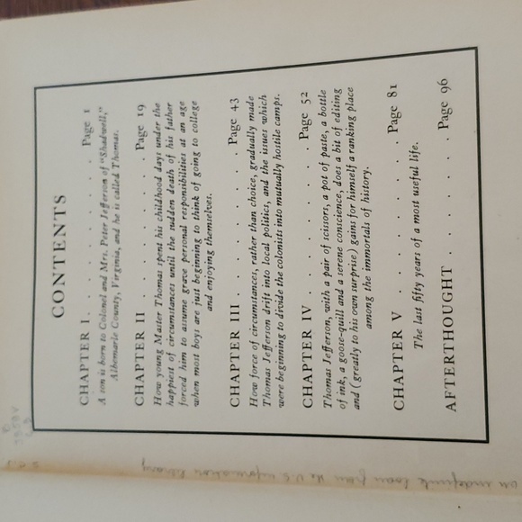 Vtg 1943, Thomad Jefferson, Hendrik Willem Van Loon Cloth Book - Picture 9 of 16